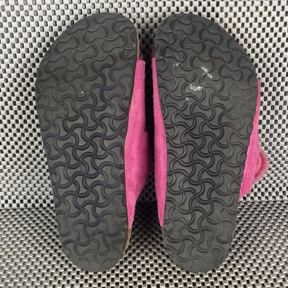 Birkenstock Arizona Shearling Sandals Womens 32 L1 Pink Leather Made In Germany - Picture 12 of 12